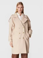 Płaszcze damskie - Ba&sh Płaszcz wełniany Monteau Tonio 1H22TONI Beżowy Oversize - miniaturka - grafika 1