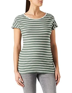 Noppies Damska koszulka z krótkim rękawem w paski Kenton T-shirt, Kaczki zielony - P721, 44 PL - Koszulki i topy damskie - miniaturka - grafika 1