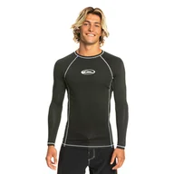 Koszulki męskie - Męska Koszulka UV QUIKSILVER SATURNPROTEC M SFSH EQYWR03398-XKKP – Czarny - miniaturka - grafika 1
