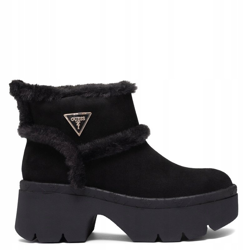Guess Botki Damskie Na Platformie Czarne FLFBRDESU10-BLK r.36