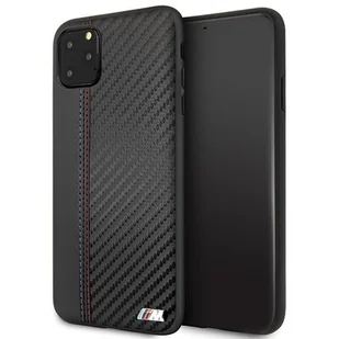 BMW Etui hardcase BMHCN65MCARBK iPhone 11 Pro Max czarny/black PU Carbon - Etui i futerały do telefonów - miniaturka - grafika 1