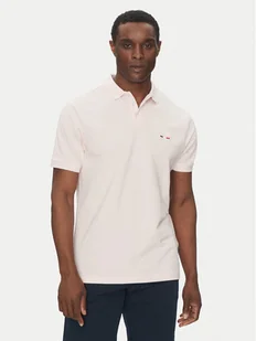 Hechter Paris Polo 74004 151902 Różowy Regular Fit - Koszulki męskie - miniaturka - grafika 1