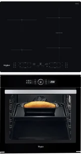 Piekarnik z płytą indukcyjną WHIRLPOOL AKZM8420NB + WBB8360NE I tel. (22) 266 82 20 I Raty 0% ! - Zestawy AGD - miniaturka - grafika 1