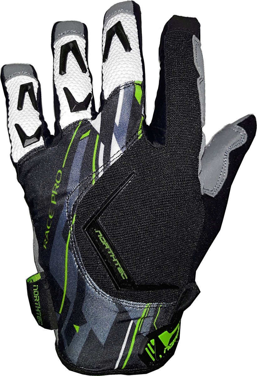 Rękawiczki Northtec Full Finger czarno-zielony XL