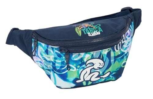 Safta THE KOOK CHŁOPIEC - saszetka biodrowa z zewnętrzną kieszenią, idealna dla młodzieży i dzieci w różnym wieku, wygodna i wszechstronna, jakość i wytrzymałość, 23 x 9 x 12 cm, Granatowy, M, Casual