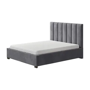 Łóżko FELL NEW CONCEPT tapicerowane : Rozmiar - 180x200, Pojemnik  - Bez pojemnika, Tkanina - Grupa III, Nogi - Metalowa czarna, Grubość ramy - 5 cm - Łóżka - miniaturka - grafika 1