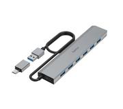 Huby USB - Hama 7 w 1 USB 3.2 Gen 1, USB-C - miniaturka - grafika 1