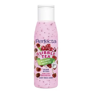 Perfecta, Bubble Tea balsam do ciała Wild Cherry + Matcha Tea 100ml - Balsamy i kremy do ciała - miniaturka - grafika 1