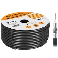 Kable - Kabel koncentryczny żelowany RG6U PCC102GEL-50 50m - miniaturka - grafika 1