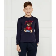 Koszulki dla chłopców - Guess Longsleeve Regular Fit - miniaturka - grafika 1