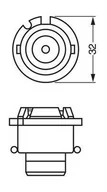 Akcesoria motoryzacyjne - BOSCH żarówka 1 987 302 910 D2S 35 W P32D-2 Xenon White 1 987 302 910 - miniaturka - grafika 1