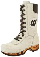 Kozaki damskie - Woody Ramona damskie półdługie kozaki, białe, 40 EU, biały, 40 EU - miniaturka - grafika 1