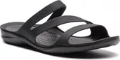 Klapki i japonki damskie - Crocs Klapki damskie Swiftwater Sandal black/black r. 37.5 (203998) - miniaturka - grafika 1