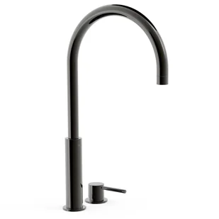 Bateria umywalkowa nablatowa 2-otworowa Tres Study czarny 26110502KM - Baterie umywalkowe - miniaturka - grafika 1