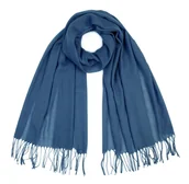 Apaszki i szaliki damskie - Szalik Damski Miękki Z Frędzlami Klasyczny Cienki Elegancki Wiosenny Jesień - miniaturka - grafika 1