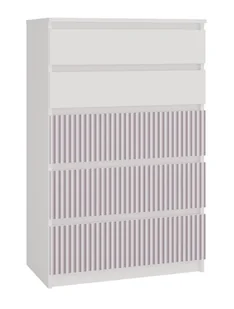 Nowoczesna komoda dla dziewczynki biały + różowy C1-D84 - Wyposażenie pokoiku dziecięcego Nowoczesna komoda dla dziewczynki biały + różowy C1-D84 - Wyposażenie pokoiku dziecięcego - miniaturka - grafika 1