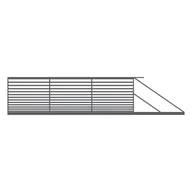 Ogrodzenia - Brama przesuwna Bali II 5x1,5 m prawa automat Polbram - miniaturka - grafika 1