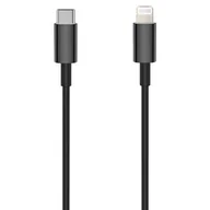 Kable USB - Setty kabel USB-C - Lightning 1,0 m 3A czarny - miniaturka - grafika 1