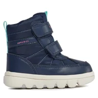 Buty dla dziewczynek - Śniegowce Geox B Willaboom Girl B A B365AE 0FU54 C4002 S Granatowy - miniaturka - grafika 1
