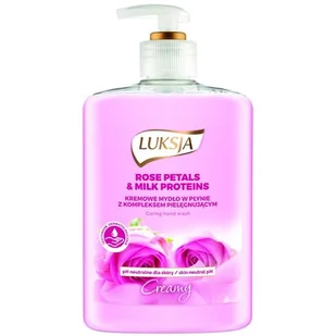 Luksja Creamy Mydło w płynie do rąk Rose Petals & Milk Proteins 500 ml - Mydła - miniaturka - grafika 1