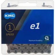Łańcuchy rowerowe - KMC Łańcuch KMC E1 e-bike silver NEXUS 1 rzędowy L0707 - miniaturka - grafika 1