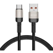 Kable USB - Kabel USB - USB Typ-C TECH-PROTECT UltraBoost EVO 100W/5A 1 m Czarno-beżowy - miniaturka - grafika 1