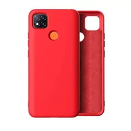 Szkła hartowane na telefon - Xiaomi Etui Silikonowe Ochronne Redmi 9C NFC Czerwone - miniaturka - grafika 1