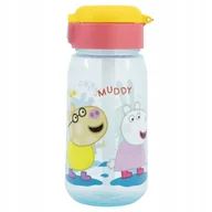 Bidony dla dzieci - ŚWINKA PEPPA BIDON ZAMYKANY Z RURKĄ USTNIK 510 ML - miniaturka - grafika 1