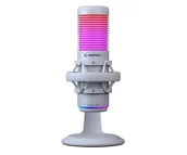 Mikrofony komputerowe - Rampage Bemol RGB White BEMOL-W - miniaturka - grafika 1