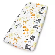 Prześcieradła dla dzieci - Kerstin PRZEŚCIERADŁO DO KOŁYSKI 90x40 cm BAWEŁNA - miniaturka - grafika 1