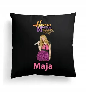Foto Poduszka Czarna Hannah Montana Miley Cyrus - Poduszki dekoracyjne - miniaturka - grafika 1