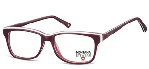 Okulary oprawki korekcyjne, optyczne nerdy Montana MA81E bordowe - Okulary korekcyjne, oprawki, szkła - miniaturka - grafika 1