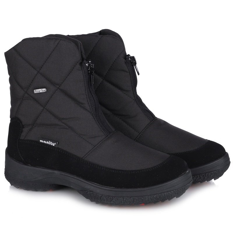 Śniegowce damskie wodoodporne Manitu 990414-1 SCHWARZ R.36
