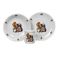 Zestawy naczyń dla dzieci - Thun 3-częściowy zestaw do jadalni dla dzieci Moleand Cake - miniaturka - grafika 1