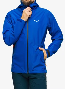 Kurtka przeciwdeszczowa Salewa Puez Aqua 4 PTX 2,5L Jacket - electric - Kurtki męskie - miniaturka - grafika 1