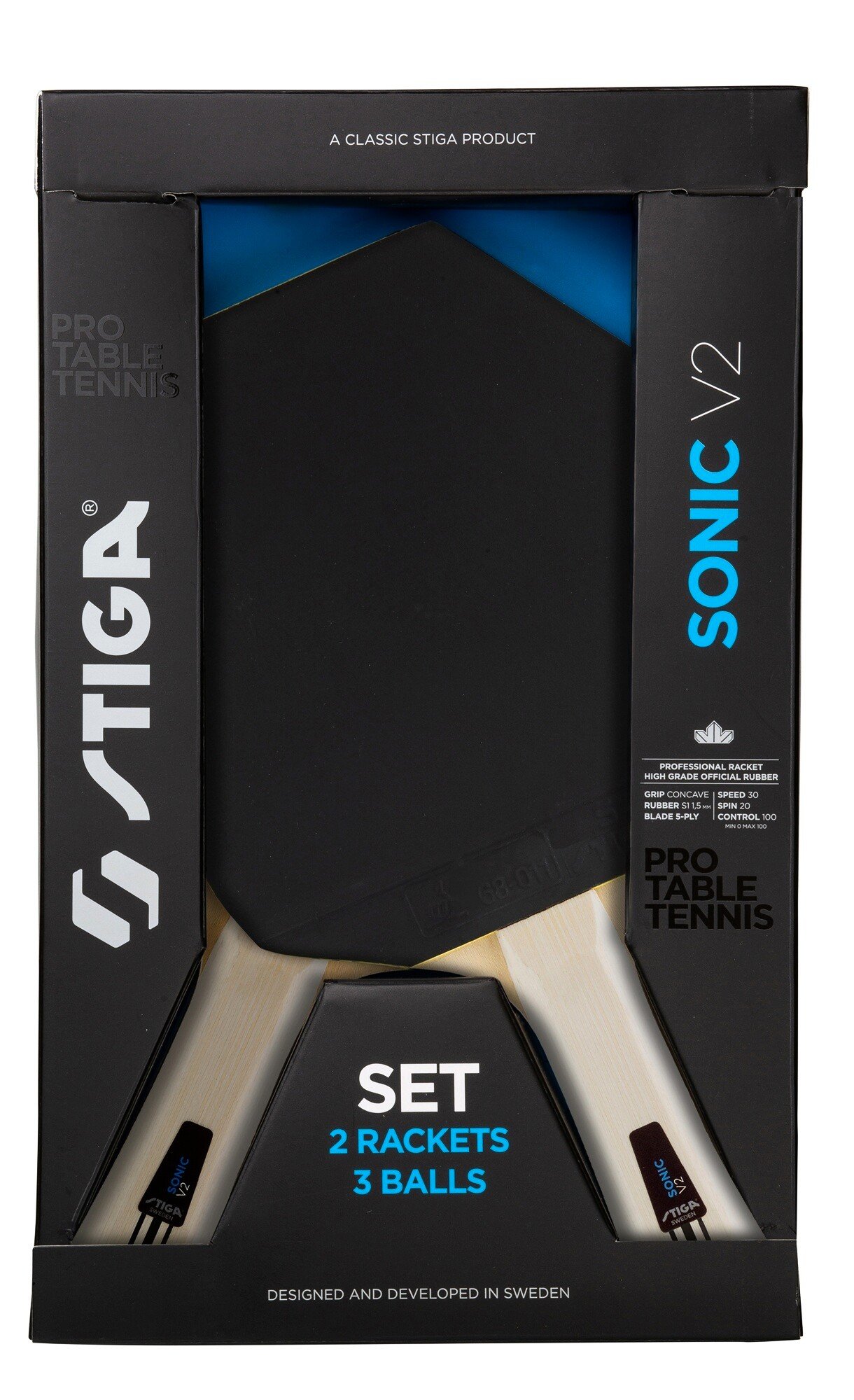 Zestaw do tenisa stołowego Stiga Sonic v2