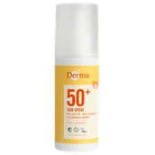 Balsamy i kremy do opalania - Derma Sun, spray ochronny do twarzy i ciała, SPF 50+, 150 ml - miniaturka - grafika 1