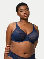 Biustonosze - Triumph Biustonosz z fiszbiną Amourette 300 10166797 Granatowy - miniaturka - grafika 1