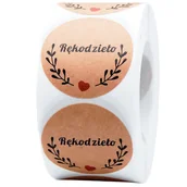 Scrapbooking - Naklejki Ozdobne Okrągłe 3,8Cm Rękodzieło 10 Szt. - miniaturka - grafika 1