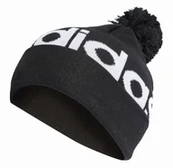 Czapki damskie - Czapka zimowa ADIDAS Pompom czarna r OSFW - miniaturka - grafika 1