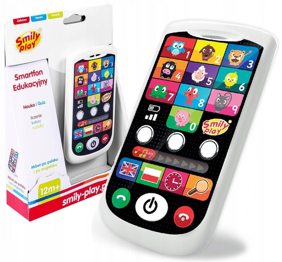 SMILY PLAY Smartfon telefon zabawka dla dzieci interaktywny dotykowy
