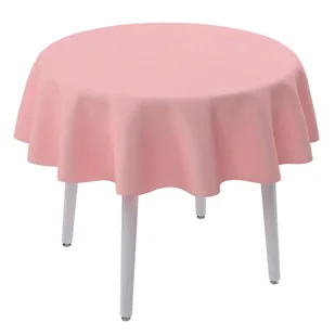 Dekoria Obrus okrągły pudrowy róż 60 x cm Loneta 832-133-39 - Obrusy i serwetki - miniaturka - grafika 1