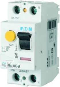 Eaton Wyłącznik różnicowoprądowy 2P 16A 0.01A typ AC PFIM-162001-MW 235389 235389 - Wyłączniki światła i elektryczne - miniaturka - grafika 1