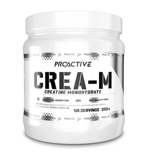 Kreatyna Proactive Crea M - Monohydrat - 250G Lemon - Kreatyna - miniaturka - grafika 1