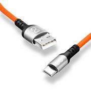 Kable USB - Kabel USB - USB-C eXc BRAID 1.2m, pomarańczowy - miniaturka - grafika 1