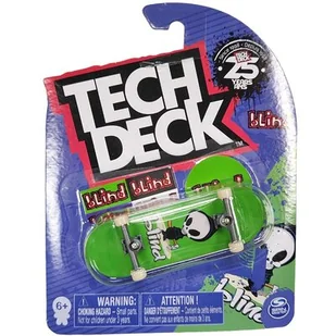 Tech Deck deskorolka fingerboard Blind zielony + naklejki - Samochody i pojazdy dla dzieci - miniaturka - grafika 1