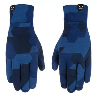 Rękawiczki - Rękawiczki unisex Salewa CRISTALLO LINER niebieskie 00-0000028214_3938 - grafika 1