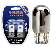 Żarówki samochodowe - Senso Wy21W W21W Chromowana - miniaturka - grafika 1