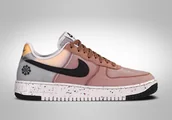 Koszykówka - Nike Air Force 1 Low Crater Move To Zero Archaeo Brown - miniaturka - grafika 1