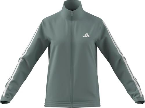 adidas dames TRICOT 3-STRIPES TRACKTOP, Wonder Sage, L